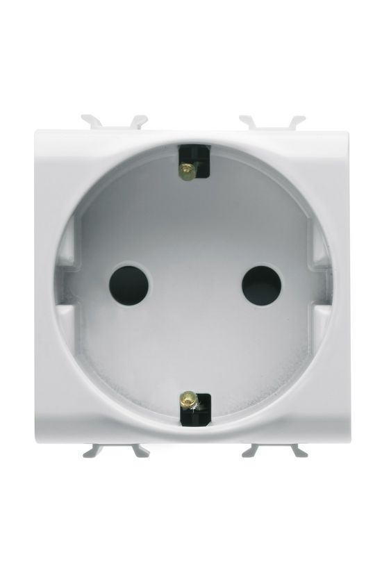 ChoruSmart 162 dugalj földelt gyerekzárral fehér IP41 modultartó csavaros GEWISS - GW10241