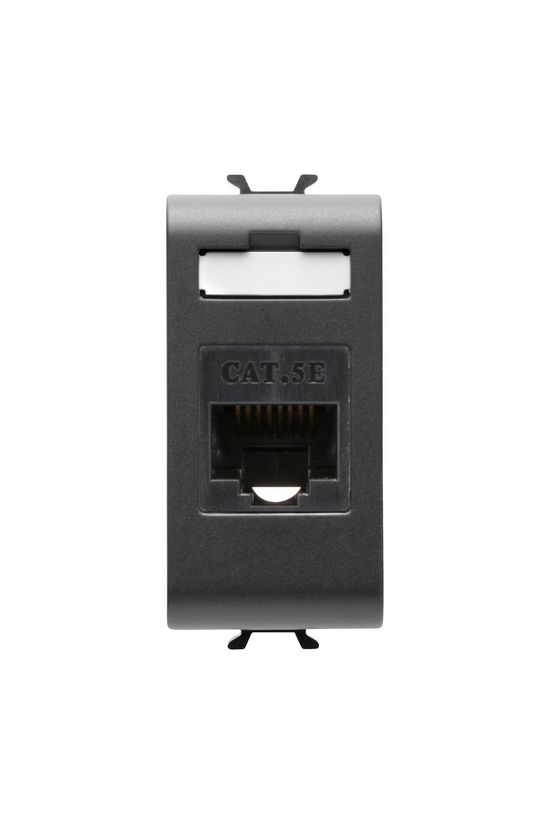 ChoruSmart adatcsatlakozó dugalj UTP 1M RJ45 8(8) Cat5e falonkívüli süllyesztett fekete GEWISS - GW12421