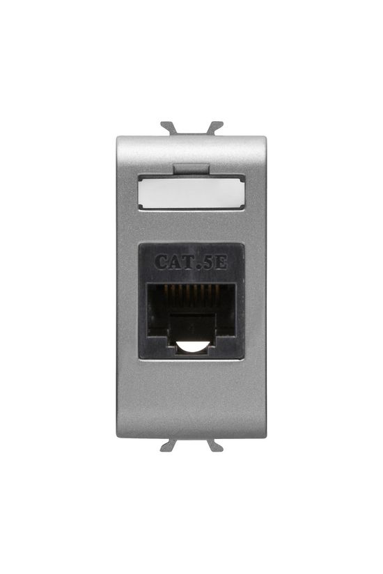 ChoruSmart adatcsatlakozó dugalj UTP 1M RJ45 8(8) Cat5e falonkívüli süllyesztett titán GEWISS - GW14421