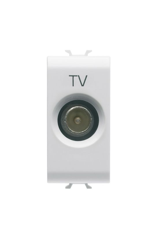 ChoruSmart antenna aljzat TV IEC/apa 1M beépített átmenő 5dB/860MHz/vonali 5dB/860MHz GEWISS - GW10362