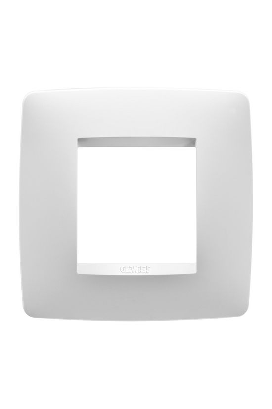 ChoruSmart keret 2modul 1-es vízszintes és függőleges műanyag fehér kezeletlen fényes ONE GEWISS - GW16122TB