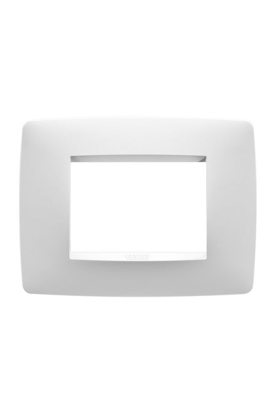 ChoruSmart keret 3modul (IT) 1-es vízszintes műanyag fehér kezeletlen fényes ONE GEWISS - GW16103TB