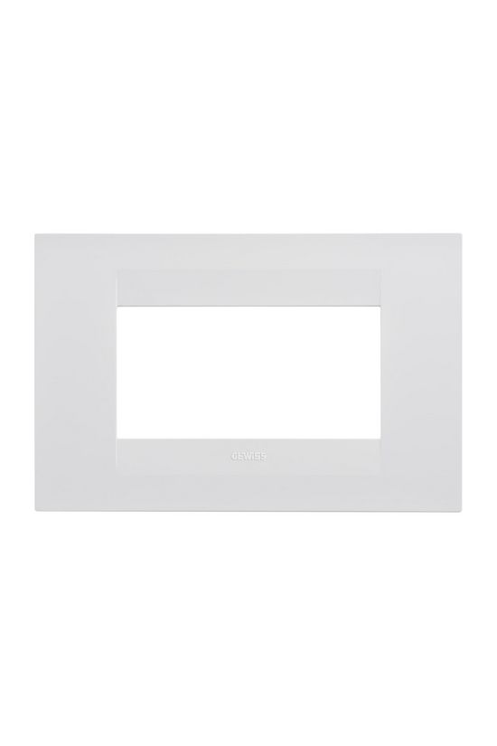 ChoruSmart keret 4modul (IT) 1-es vízszintes műanyag fehér kezeletlen fényes GEO GEWISS - GW16404TB