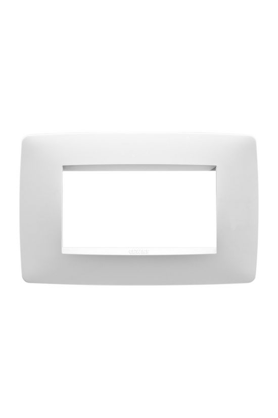 ChoruSmart keret 4modul (IT) 1-es vízszintes műanyag fehér kezeletlen fényes ONE GEWISS - GW16104TB