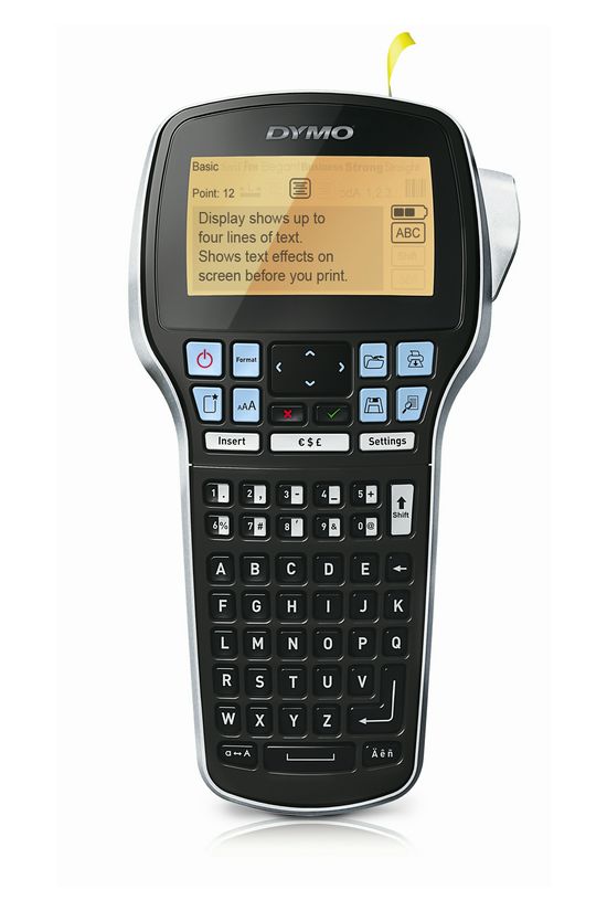 Címkenyomtató gép 6-9-12-19mm-szalaghoz elektronikus címkefeliratozó LabelManager LM 420P DYMO - S0915470 (S0915490)