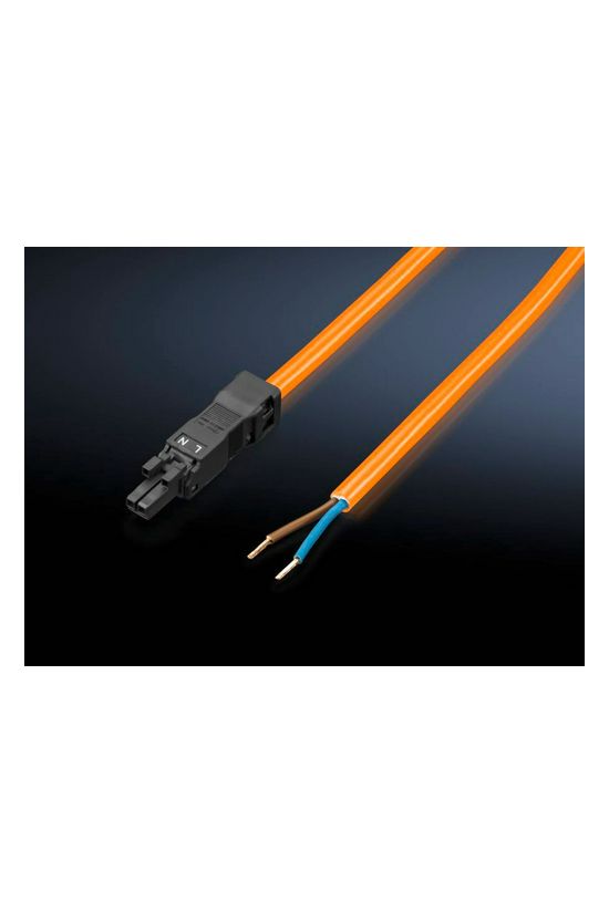 Csatlakozóvezeték LED -hez(5db) 2x 1.5mm2 3m profildugó- érvéghüvely SZ Rittal - 2500420