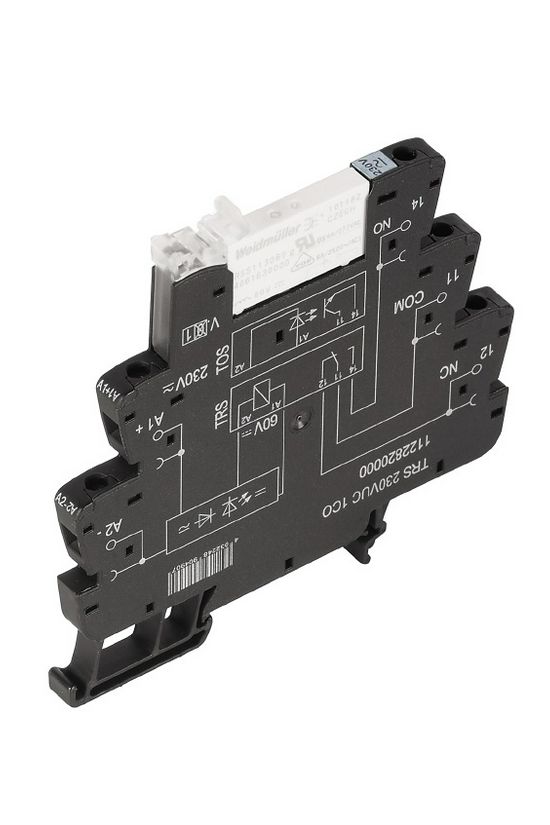 Csatolórelé keskeny aljzattal 6A 1v csavaros 21.6-26.4V50Hz 21.6-26.4VDC TRS 24VUC 1CO Weidmüller - 1122780000