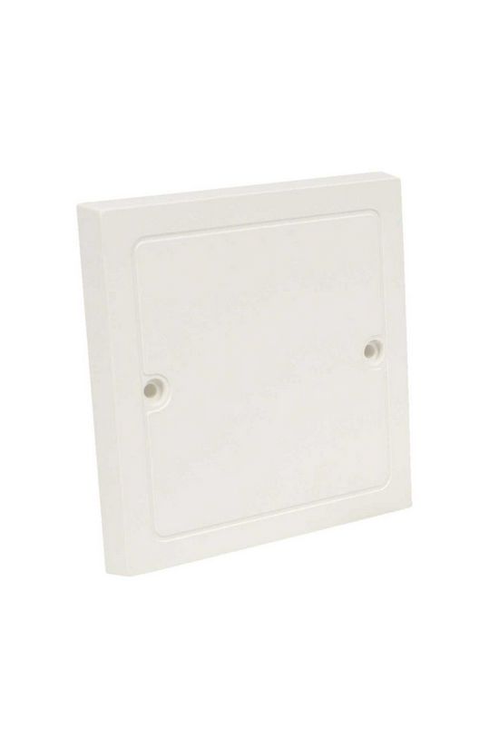 Csatornadoboz-fedél  LK 80/- és LK 80X28/1-hez négyzetes csavaros fehér műanyag 82mmx VLK KOPOS - VLK 80_HB