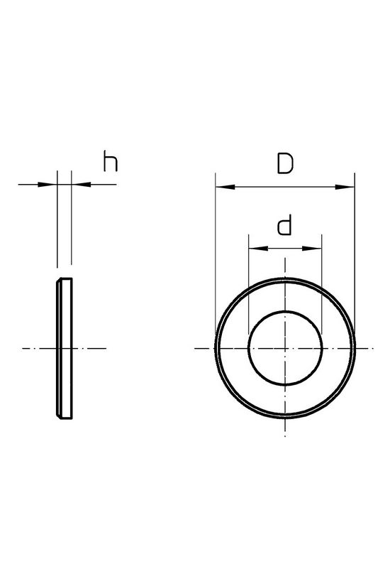 Csavaralátét 10.5mm-átmérő 30mm/ 1.5mm 964 M10 G30 G OBO-BETTERMANN - 3403165