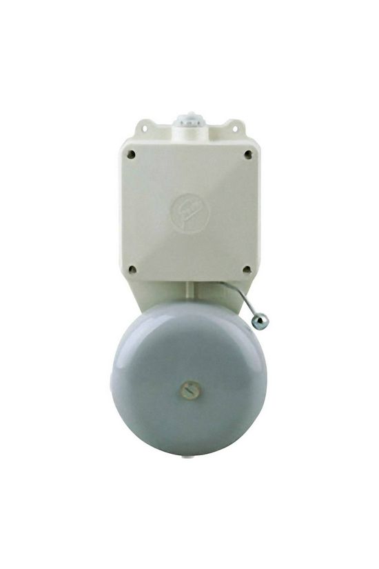 Csengő max10s nagy 24V AC fehér-ház 98dB műanyag 100mm-harang IP54 LTW 911A 24V AC GROTHE - 24331