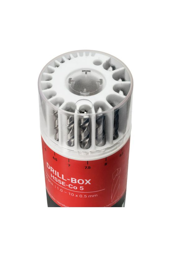 Csigafúró készlet 19 részes 1-10 mm CO5 - 635225