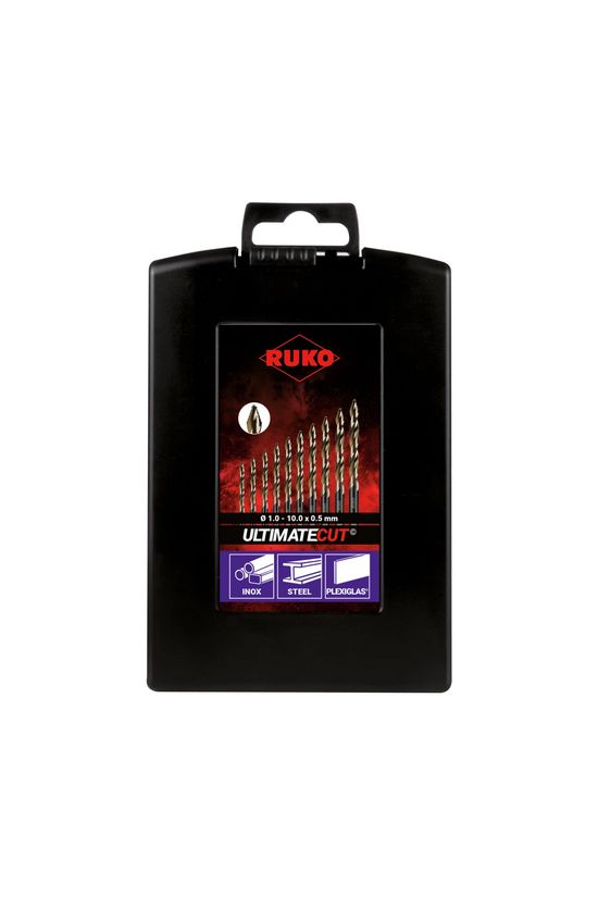 Csigafúró készlet 19 részes 1-10 mm HSS CO5 - 259214ERO