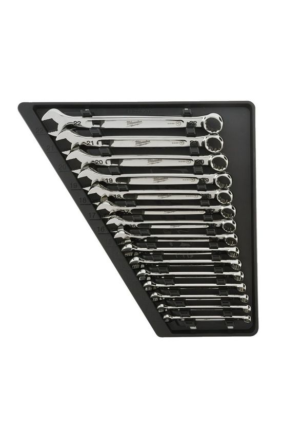 Csillag-villáskulcs készlet 15-részes 8-22mm metrikus tálcán MaxBite Milwaukee - 4932464258