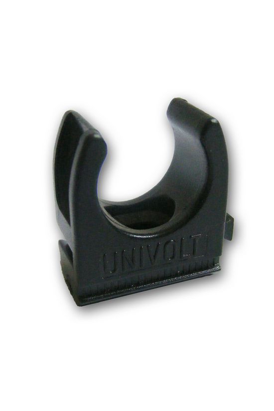 Csőbilincs (MÜII) UV-álló 16mm-csőátmérőhöz műanyag 1-csőhöz fekete sorolható CL 16 Dietzel - 082212