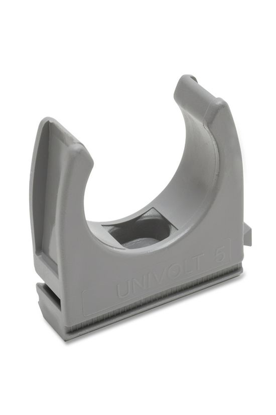 Csőbilincs (MÜII) világosszürke 16mm-csőátmérőhöz műanyag 1-csőhöz sorolható CL 16 Dietzel - 082211