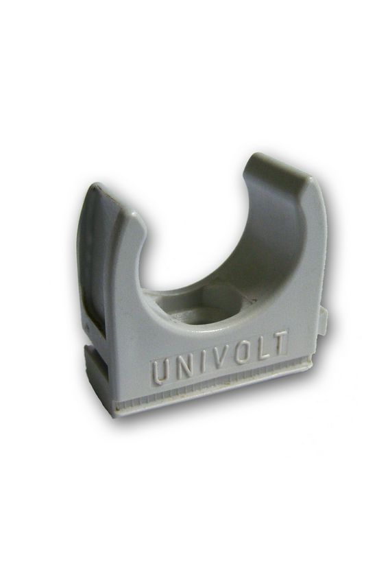 Csőbilincs (MÜII) világosszürke 50mm-csőátmérőhöz műanyag 1-csőhöz sorolható CL 50 Dietzel - 082596