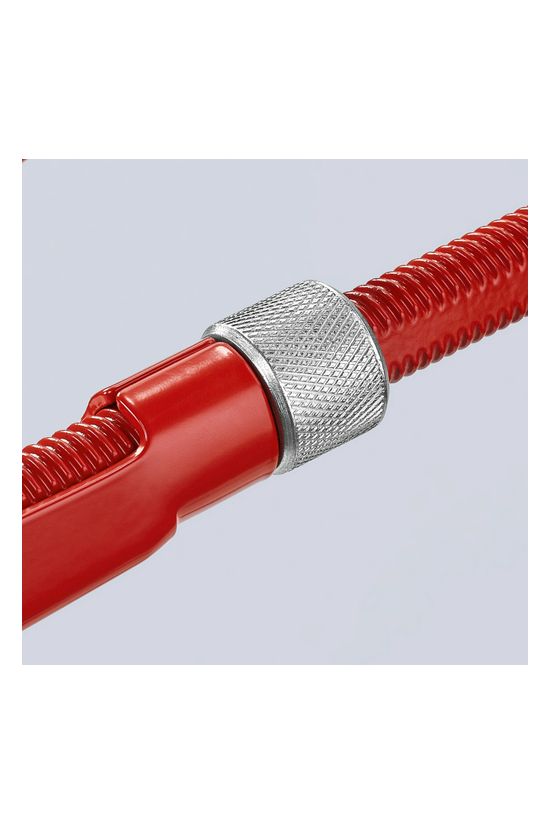 Csőfogó 90° lesarkított pofa 750mm piros 130mm-befogás KNIPEX - 8310040
