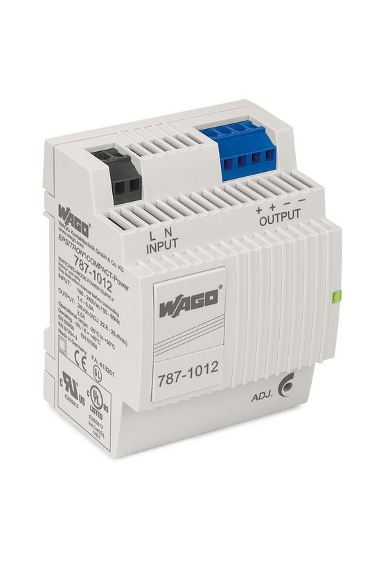 DC tápegység 85-264VAC-be 120-373VDC-be 22.8-26.4VDC-ki 2.5A-ki stabilizált 4M WAGO - 787-1012