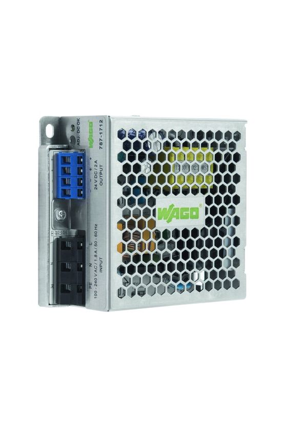 DC tápegység 85-264VAC-be 130-373VDC-be 22-26VDC-ki 2.5A-ki stabilizált 6M WAGO - 787-1712