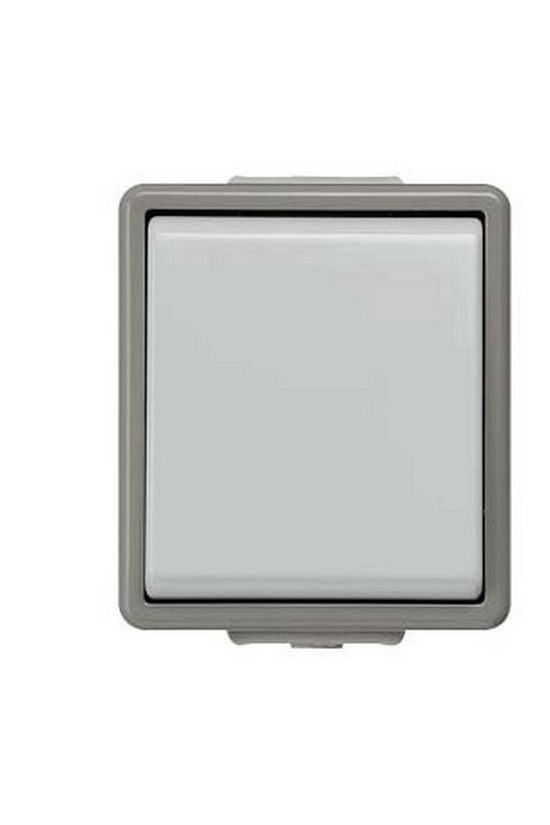 Delta 101 1P kapcsoló betét komplett házban szürke falonkívüli rugós IP44 5TA SIEMENS - 5TA4701