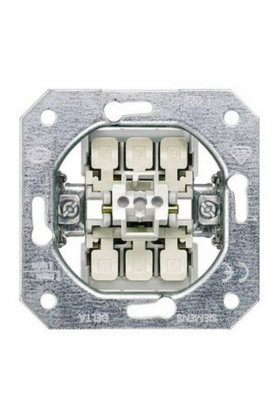 Delta 103 3P kapcsoló betét süllyesztett rugós IP20 billentyű/gomb 5TA SIEMENS - 5TA2153