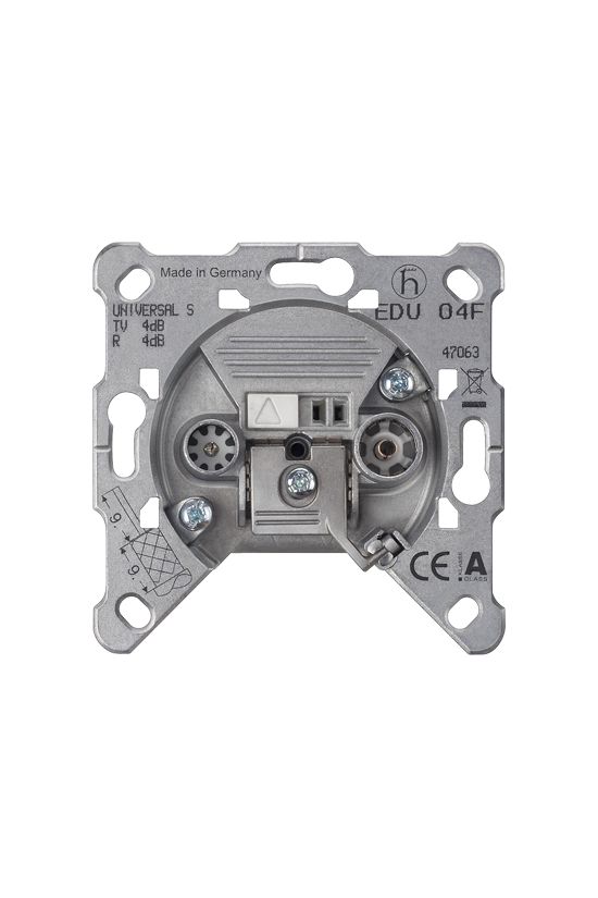 Delta antenna aljzat TV-R süllyesztett végzáró 2-kimenet 4dB/860MHz 5TG SIEMENS - 5TG2485