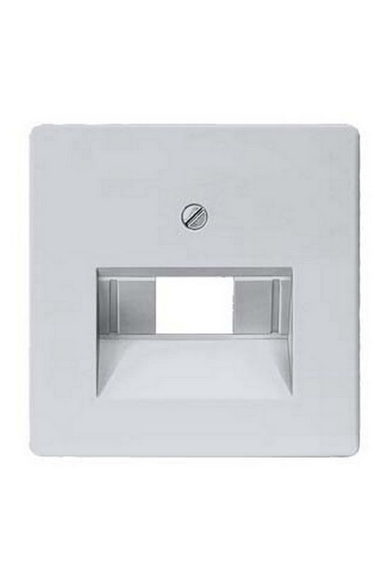 Delta fedlap RJ11/RJ12 telefoncsatlakozóhoz műanyag alumínium címketartó nélkül SIEMENS - 5TG1257