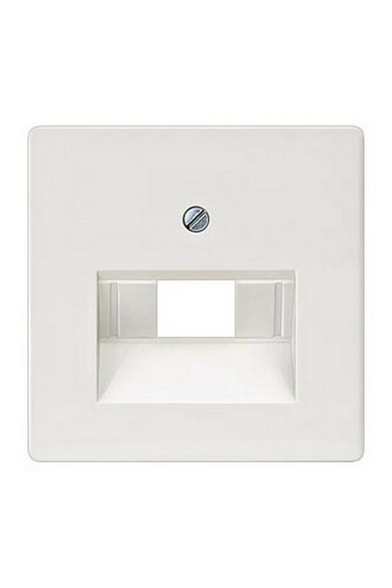 Delta fedlap RJ45/RJ11 adatcsatlakozóhoz műanyag címketartó nélkül titánfehér SIEMENS - 5TG2545