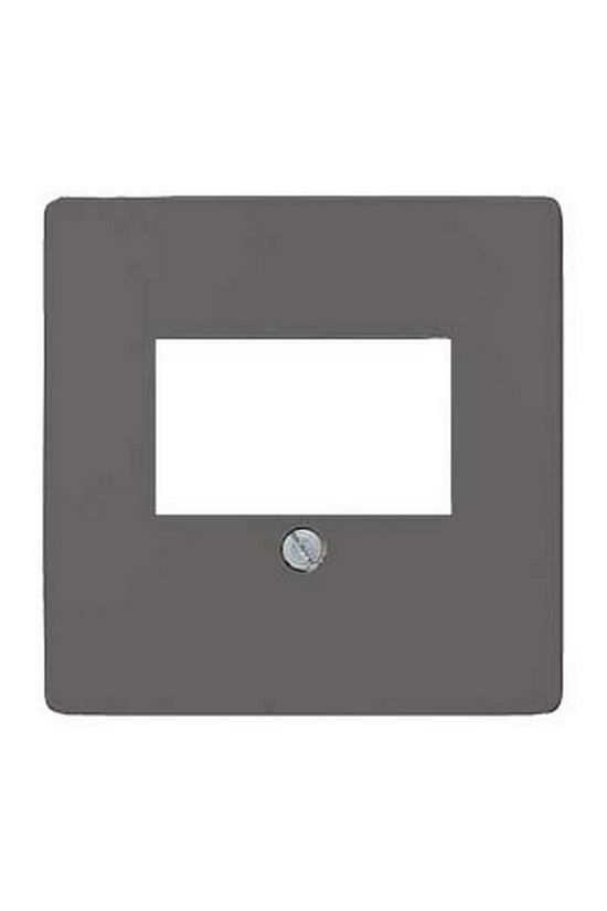 Delta fedlap többfunkciós/hangszóró csatlakozóhoz műanyag címketartó nélkül carbonmetál SIEMENS - 5TG1226-2