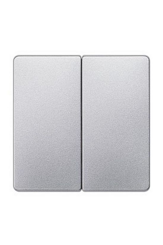 Delta I-System billentyű kettős kapcs/nyg.-hoz alumínium üres-jel IP20 műanyag fényes SIEMENS - 5TG6245