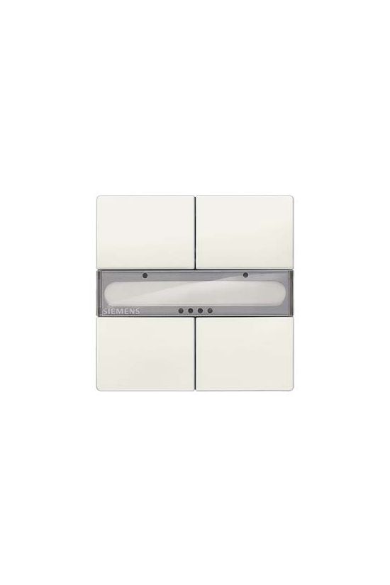 Delta KNX nyomógomb 1pár=2gomb süllyesztett műanyag fehér IP20 5WG Gamma SIEMENS - 5WG1286-2DB12