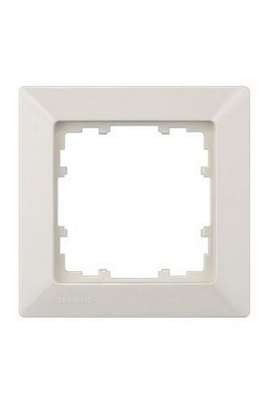 Delta Line 5TG keret 1-es elektrofehér vízszintes és függőleges műanyag SIEMENS - 5TG2581-0