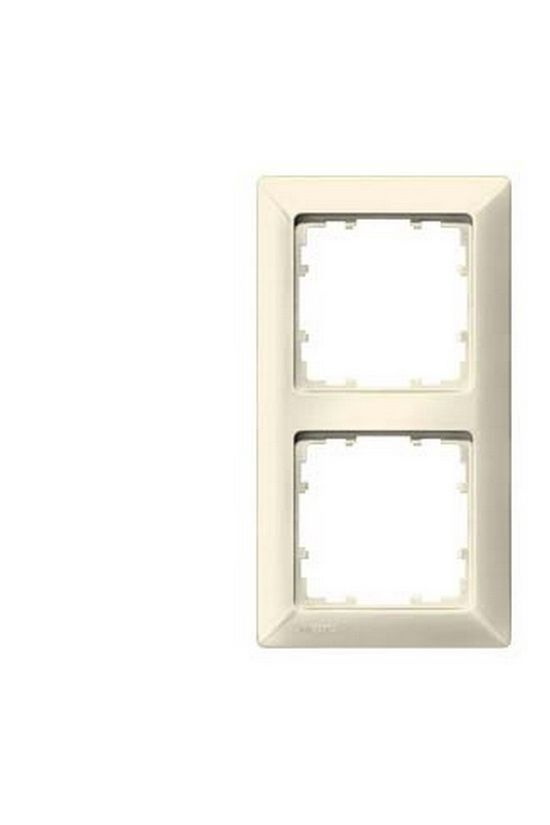 Delta Line 5TG keret 2-es elektrofehér vízszintes és függőleges műanyag SIEMENS - 5TG2582-0