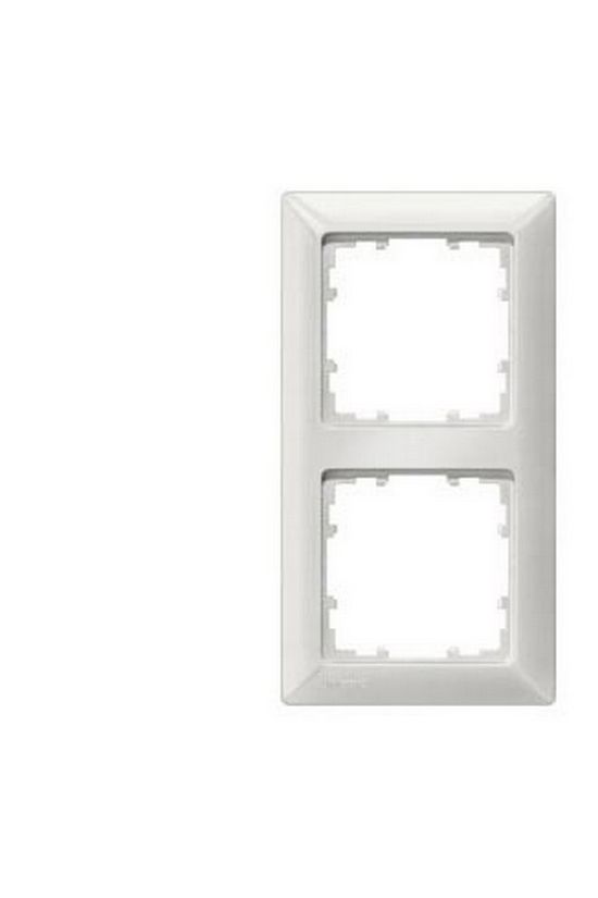 Delta Line 5TG keret 2-es titánfehér vízszintes és függőleges műanyag SIEMENS - 5TG2552-0