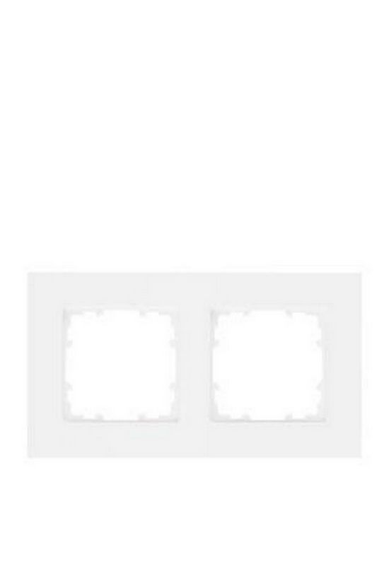 Delta Miro 5TG keret 2-es titánfehér vízszintes és függőleges műanyag SIEMENS - 5TG1112-0