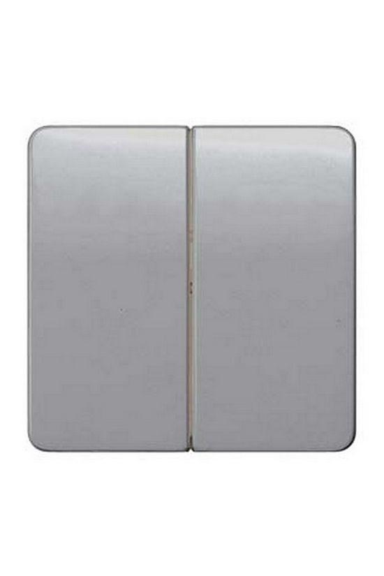 Delta Profil billentyű kettős kapcs/nyg.-hoz ezüst üres-jel IP20 műanyag fényes SIEMENS - 5TG7925