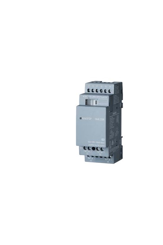 Digitális be- és kimeneti modul DM8 4DI 4DO relé 85-265V/AC 100.0-253V/DC LOGO! SIEMENS - 6ED1055-1FB00-0BA2