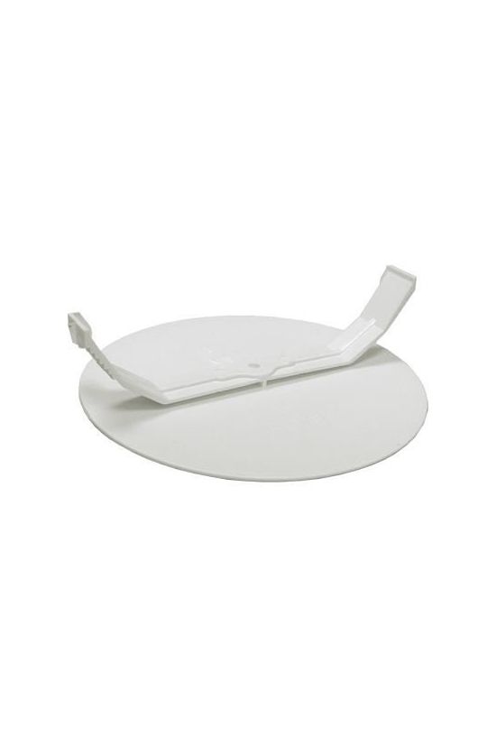 Dobozfedél süllyesztett kerek 65mm-dobozátmérőhöz rugós fehér műanyag 68mm-átmérő BUDVILL - T 303 05