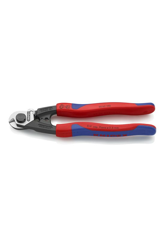 Drótkötél olló kovácsolt 64HRC 190mm-hossz KNIPEX - 9562190