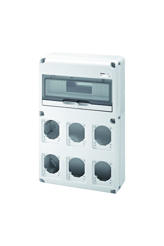 Dugaszoló kiselosztó 6-dugaljhellyel 68Q-DIN GEWISS - GW68008N