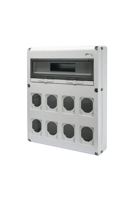 Dugaszoló kiselosztó 8-dugaljhellyel  68Q-DIN GEWISS - GW68013N