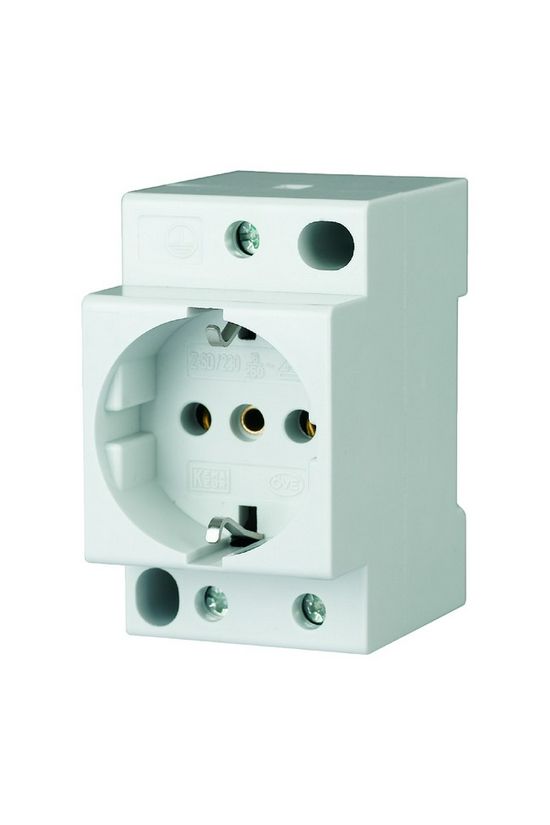 Dugaszolóaljzat 2P+F sínre sorolható 250V AC 16A földelt 2.5M Z-SD230 EATON - 266875