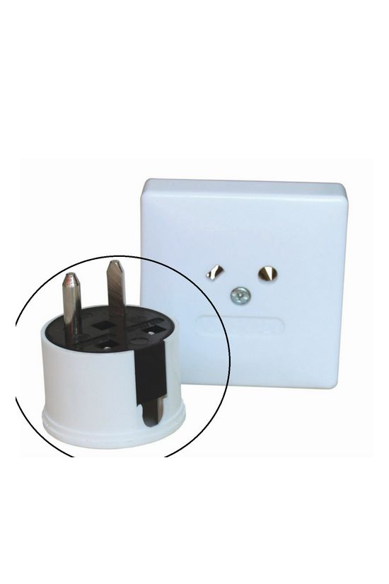 Dugvilla polaritásbiztos pipa 24V fehér műanyag csavaros IP20 VA Elektronika - DO24-162-K