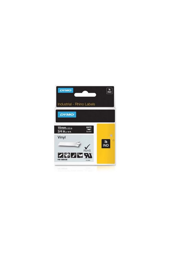DYMO Szal. RHINO PVC 19x5,5 Fekete 1805436