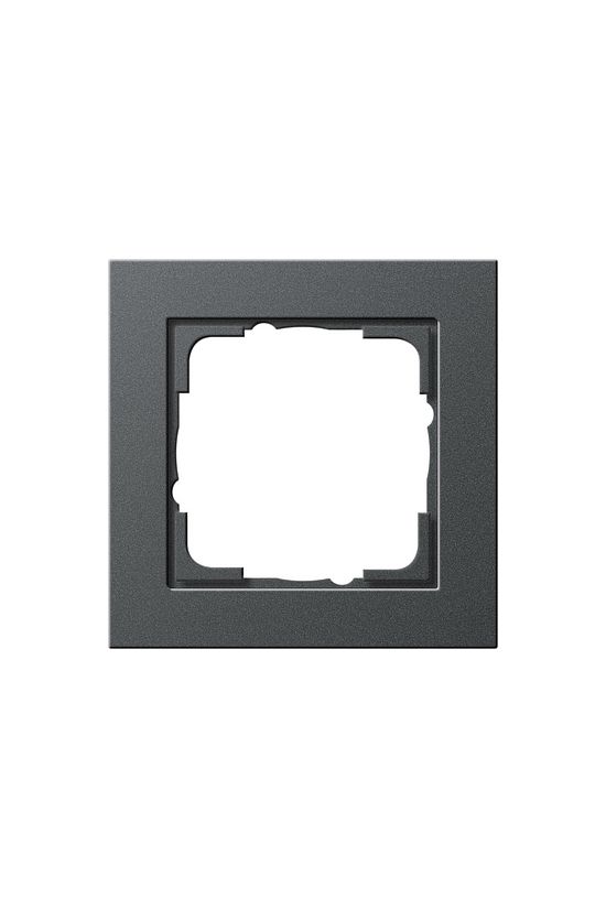 E2 keret 1-es vízszintes és függőleges műanyag antracit GIRA - 021123