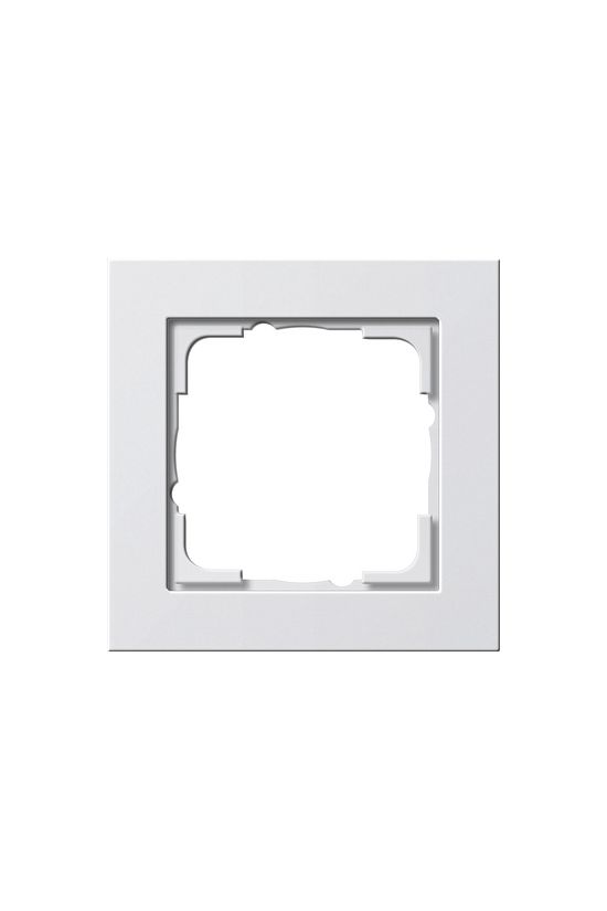 E2 keret 1-es vízszintes és függőleges műanyag fehér fényes GIRA - 021129