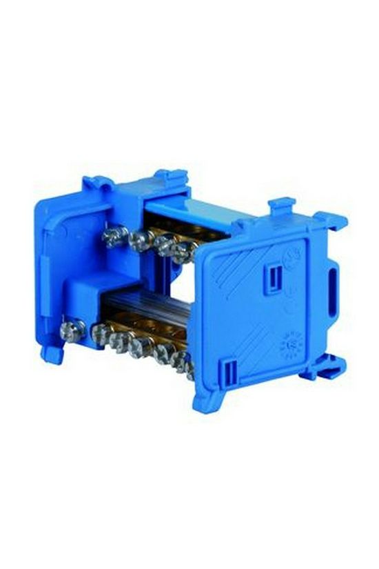 Elosztóblokk 100A 5x10+1x25+1x35mm2 2P csavaros kalapsínre BD10072 Pollmann - 2021204