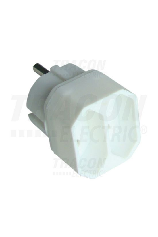 Elosztódugó DIN(F)90°->2xDIN(F) 16A 250V TRACON - TN2