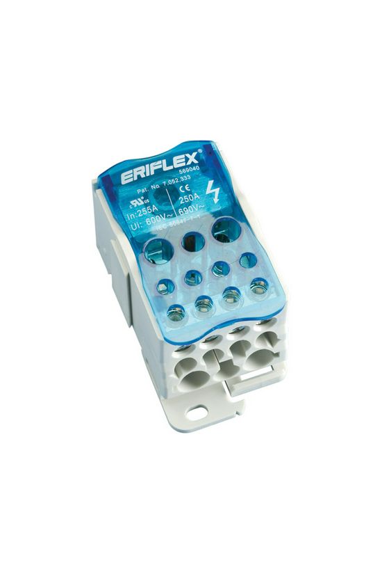 Elosztókapocs 35-120mm2/betáp 1P csavaros 4csatl./10mm2 5csatl./16mm2 nVent ERIFLEX UD-250A ERICO - 569040