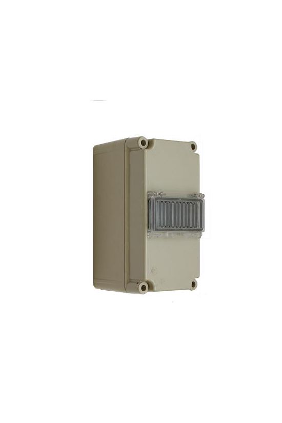 Elosztószekrény 6modul kalapsínnel műanyag 300mmx 150mmx PVT 1530 ÁK 1x6 - NÁF Csatári Plast - CSP31103000